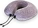 Utopia Bedding Memory Foam Travel Neck Pillow Kit - Includes a Sleeping Mask, Earplugs, Carry Bag, Neck Pillow with Adjustable Toggles & Velour Cover Single Pack