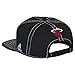 NBA Miami Heat Men's Lights out Flat Brim Snapback Cap, One Size, Fashion