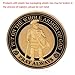 FERGRELM moklant Bocianelli puhoon Commemorative Coin, Put On The Whole Armor of God Gold Plated Commemorative Challenge Coin Souvenir, Valuable Coin for Commemoration, 204# (Gold)