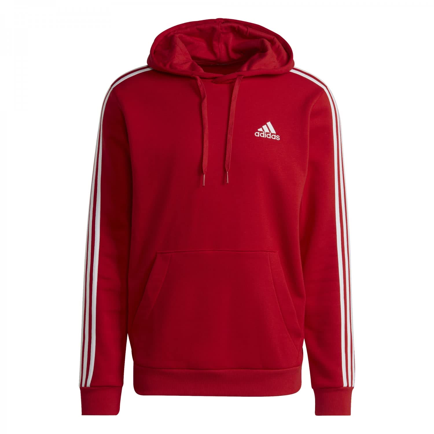 Adidas GU2523 M 3S FL HD Sweat scarlet/white M