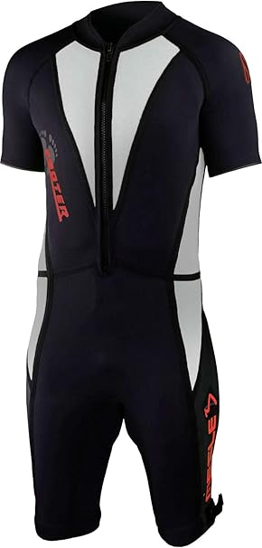 Mesle Barfussanzug Footer Pro Short Sleeve Gry Red Barfuss Wasserskianzug Grossen Xxl Amazon De Bekleidung