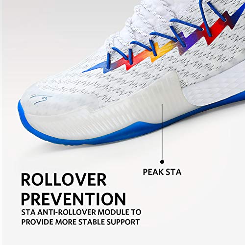 PEAK Mens Basketball Shoes Breathable Sneakers Lou Williams Lightning
