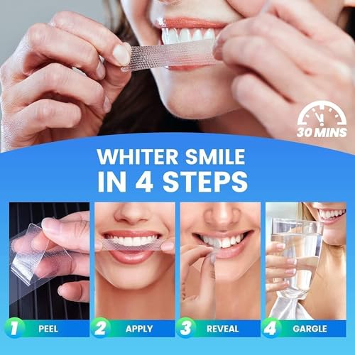 Teeth Whitening Strips Teeth Whitening (Bright Blue 66)