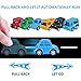 iPlay, iLearn 6 Die Cast Pull Back Cars Toy w/ 3 Road Tapes Play Set, Alloy Model Vehicles Kit, School Bus, Fire Truck, Police Car, Best Gift for 3, 4, 5 Year Olds Toddler, Preschooler, Kid, Boy, Girl