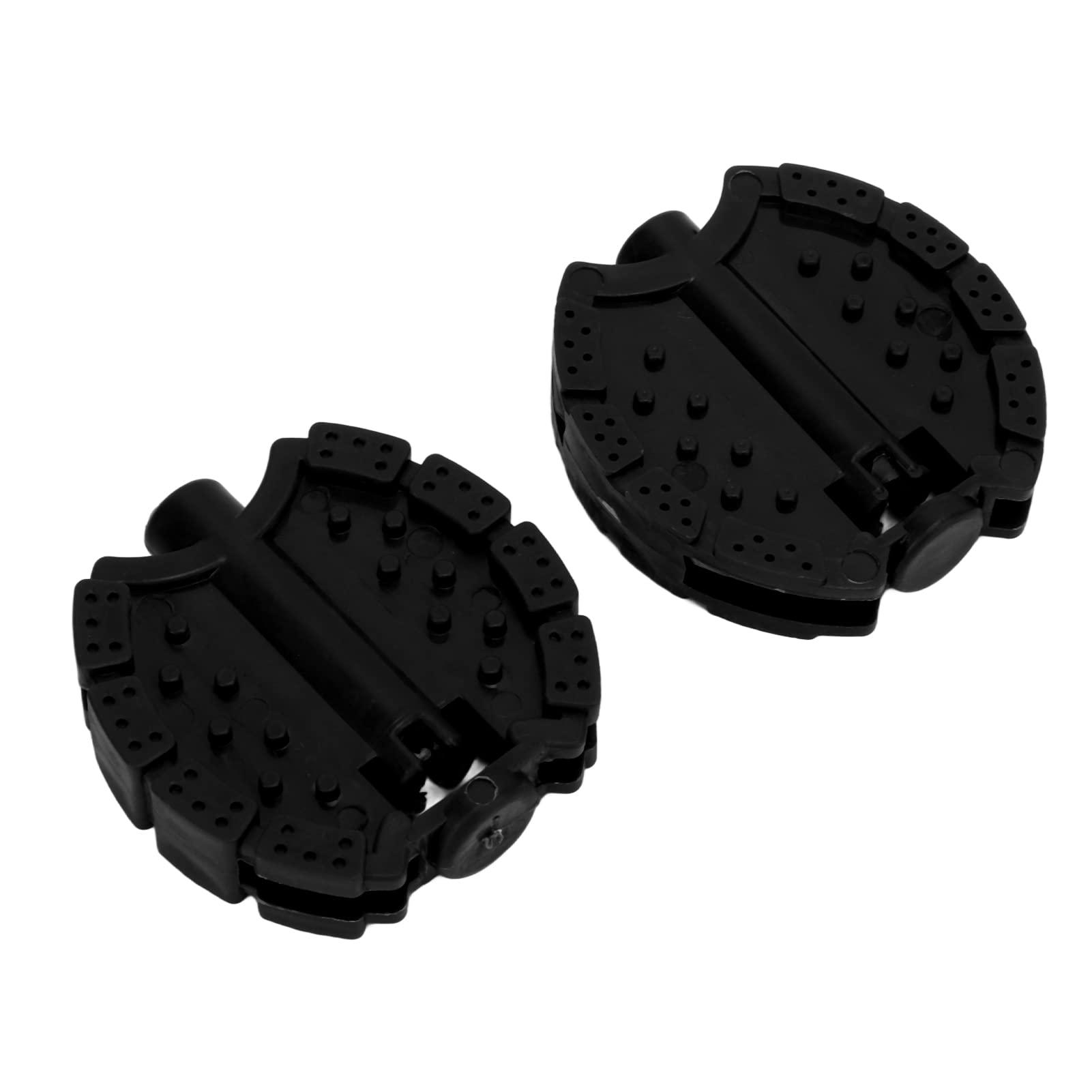 2 Pcs Kids, Children S Tricycle Bicycle Pedals Dreirad Pedal Entatial Bike Pedal Plastic Puky Child Baby Stroller Front Wheel Foot Accessories Black (Black)
