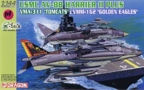 1/144 USMC AV-8B Harrier II Plus VMA-311 "Tomcat" & VMM-162 (Rein) "Golden Eagles" (Twin Pack)