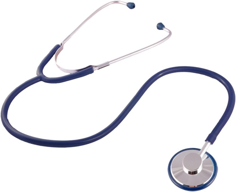 Stethoscope Basic Single Blue + Laser Engraving (Blue)