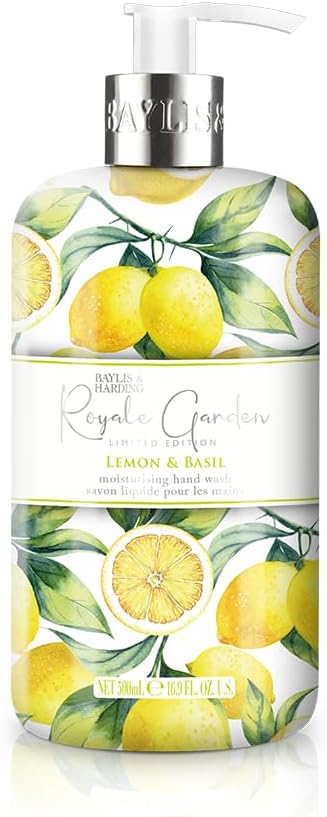 Baylis & Harding Royale Garden Lemon Basil Hand Wash 500ml Luxury Scented Soap