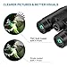 PAIPU 10X40 Compact Binoculars for Adults - Professional Powerful HD Lightweight Binoculars for Birds Watching Hunting Concerts with Clear Weak Light Vision