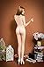 Womens Bodystocking Crotchless Bodysuit with Sleeves QandSweet Sexy Silk Stocking for Look Long, Black+Nude, One Size