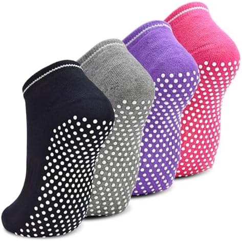 DWG Anti Slip Non Skid Slipper Socks with Grips Sticky Home