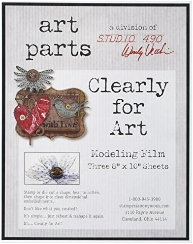 Wendy Vecchi Clearly for Art Modeling Film Sheets 3/Pkg-Clear, 8"X10"