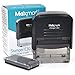 Custom Self Inking Rubber Stamp - Up to 4 Lines of Text - Choose from 15 Ink Colors - Medium Size