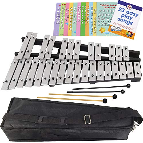 ProKussion Blue 27 Key Chromatic Glockenspiel (Cover Optional) – 1 To 1 Music
