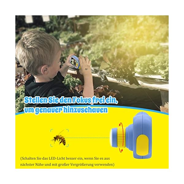 Veroyi Digitalkamera Kinder mit Mikroskopfunktion – Bild 4