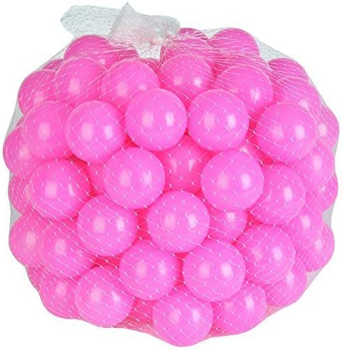 Lightaling Ocean Balls Soft Plastic Pit Balls Pink 100pcs 5.5cm