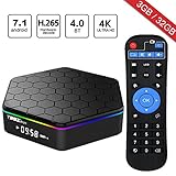 WISEWO Android 7.1 TV Box Smart TV Player Set Top Box HD Video Octa Core CPU 3GB/32GB Google Box Mini PC Support 4K2K 3D BT 4.0 Dual WiFi