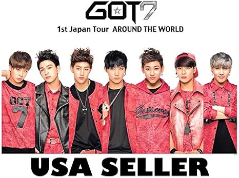Amazon Got7ホワイトbkgrnd Standingポスター34 X 23 5韓国boy Band Got 7 Jbマークjuniorジャクソンyoungjae Bambam Yugyeomアメリカから送信されでpvcパイプ アートフレーム ポスター オンライン通販