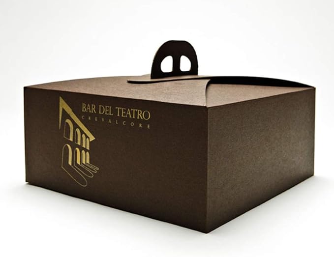 Caja porta tartas Elite marrón medida 29 x 29 pz.25: Amazon.es: Hogar