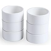 1 oz Mini Porcelain Ramekins Set of 6, Small Ceramics Souffle Dish, Exactly Designed for Dipping Sauce, Ketchup, Salsa and Ja