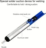 Kjzeex Desoldering Pump Solder Wick Remover Tool Kit 2.5mm Braid Wire view 2