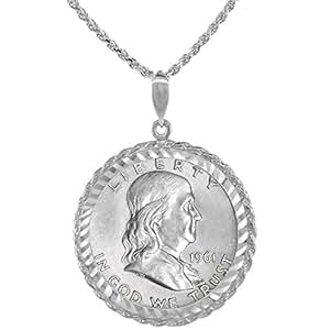 Bangle necklace in silver dollar Bangle necklace in silver dollar