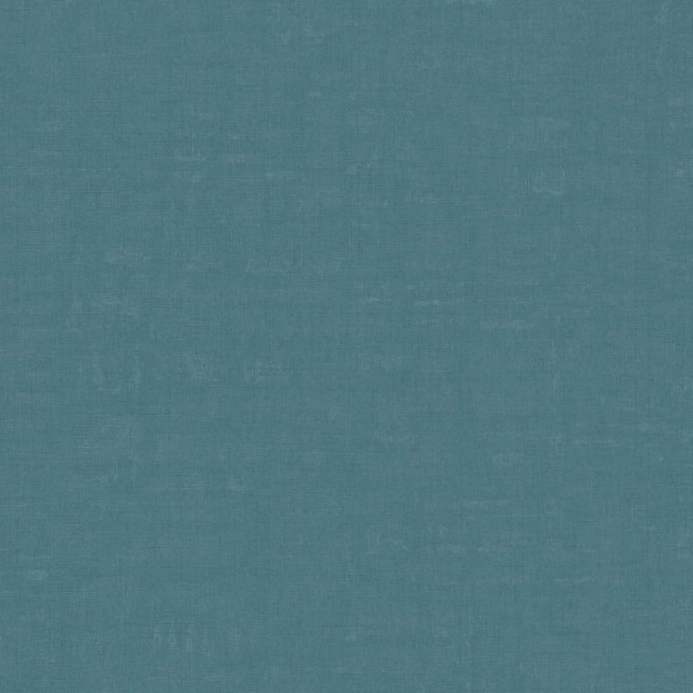 A.S. Création Nara 387459 Plain Non-Woven Wallpaper 10.05 m x 0.53 m Made in Germany Petrol Blue