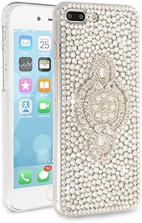DaRongFeng Full Crystal Luxury Handmade Diamond Case for iphone 7 Plus 8 Plus