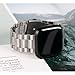 Aresh Compatible with Fitbit Versa Bands/Fitbit Versa 2 Bands, Stainless Steel Replacement Metal Strap Compatible with Fitbit Versa 2&Versa Lite Edition&Versa Special Edition (Silver)
