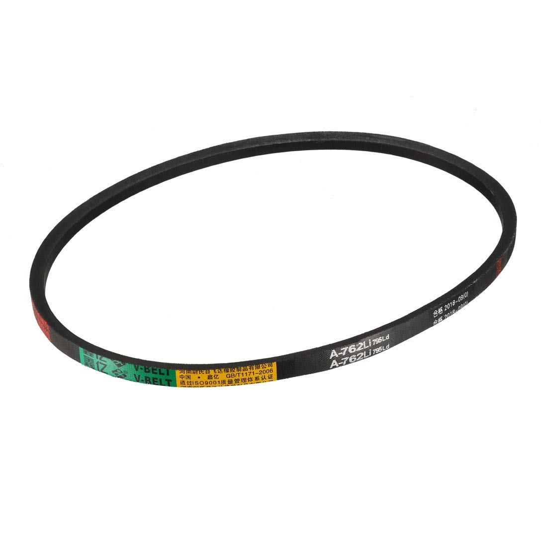sourcing map A762 V-Belts 762mm Inner Girth 13mm Top Width 8mm Thickness A-Section Rubber Drive Transmission Belt