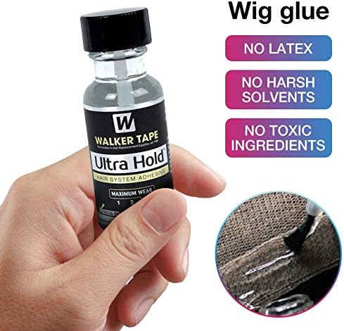 Ploufer Wig Repair Glue - Ultra Hold Adhesive Gel for Lace Wigs Toupees Hair Extension, Can Keep About 2-6 Weeks
