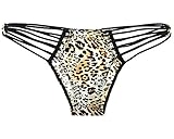 Victoria's Secret Very Sexy Strappy Cheekini Panty (Small, Leopard)