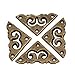BQLZR Furniture Decorative Corner or Guard Desk Shelf Edge Cover Vintage Pack Of 20