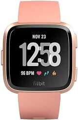 Fitbit Versa Health Fitness Smartwatch Heart Rate Music Swim Tracking Peach view 5