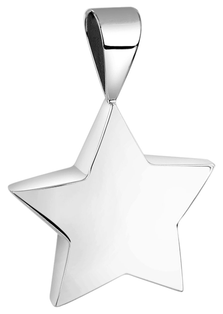 Nenalina 361309-090 Women's Star Pendant For Necklaces/Chains, Shiny 925 Sterling Silver