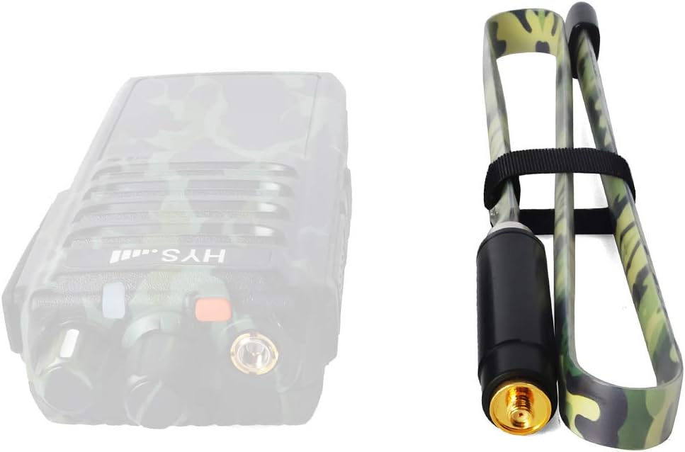 HYS Tactical Camouflage Coating 31.5inch 20w Dual Band 136-174 400-470Mhz 2Meter 70CM SMA-Female Foldable Antenna for Baofeng UV-5R Series, UV-82 Series, BF-F8HP Kenwood Two Way Radio: Home Audio & Theater
