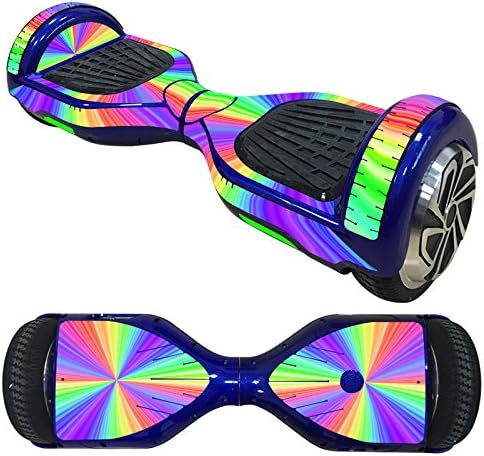 Superbsail 6.5 inches Self Balancing Scooter Sticker Decal Protective Vinyl Skin Two Wheels Wrap Cover Case Hoverboard Multicolor