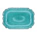 Supreme Housewares Crackle Melamine Serving Tray, BPA-Free Rustic Rectangular Platter for Appetizers, Cheese, Fruit or Entertaining, 20 x 13.5 Inch, Turquoise