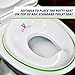 Potty Training Seat For Boys and Girls - Toddler Toilet Seat with Storage Hook Included - Secure Non-Slip Surface - Modern Design