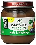 Beech-Nut Classics, Apple & Blueberry, 4 Ounce (Pack of 10)