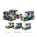 LW Model T Vintage Cars Retro style 1:32 Scale Diecast car model collection light&sound (Yellow)