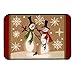 Tall Snowman Bathroom Rug