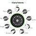 Garden Hose Nozzle Sprayer Heavy Duty Metal Spray Nozzle 9 Patterns High Pressure Hand Watering Nozzle Sprayer For Watering Plants, Cleaning, Car Wash and Showering Dog & Pets