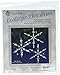 Solid Oak SNOWFL Sparkling Snowflakes Ornament Kit, Crystal/Pearl