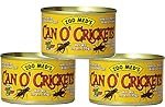 Zoo Med Laboratories Can O Crickets Pet Food, 1.2 Ounce Each (3 Pack)