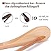 JS HANGER Wooden Suit Hangers, 6 Pack Extra-Wide Shoulder wood Coat Hangers with Non Slip Pant Bar, Extra Smooth and Splinter Free Natural Finish