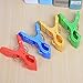Attmu 12 Pack Beach Towel Clips Chair Clips Towel Holder in Fun Bright Colors - Stop The Towels from Blowing Away