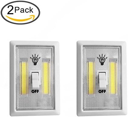 UOTOO Tap Light Closet Light, Cordless Super Bright COB LED Switch light Mount Anywhere for Under Cabinet, Shelf ,Kitchen