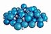 32ct Turquoise Blue Shatterproof 4-Finish Christmas Ball Ornaments 3.25