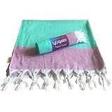 Travel Towel - also for sports, camping, beach, ultra light, fast drying, compact, large, eco, 100% cotton towel